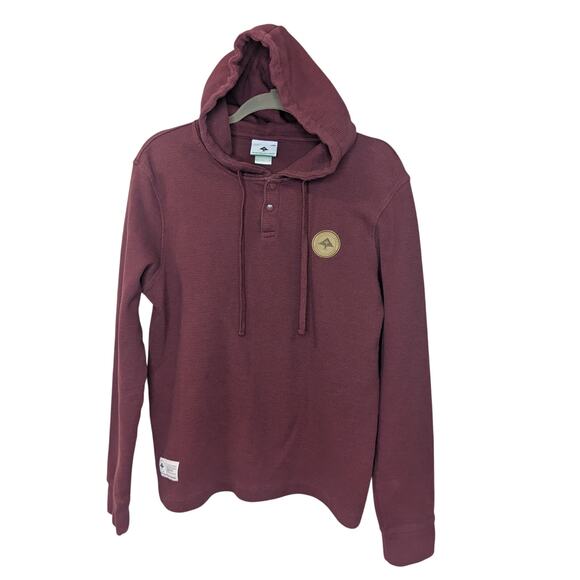 Lifted Research Group LRG Mens Thermal Pullover Red Hoodie Sweatshirt Size XL - Picture 1 of 7